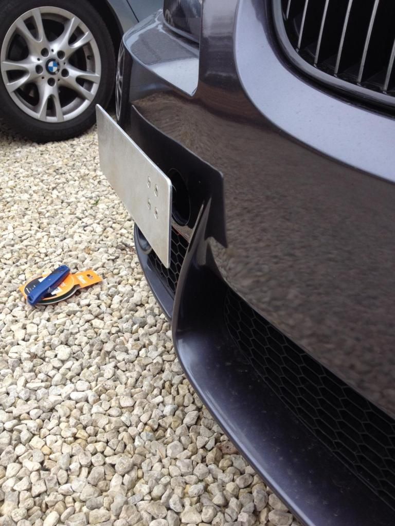 Tow Hook Number Plate Holder